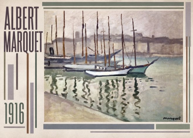Albert Marquet Le Port Du Havre No2 - Poster