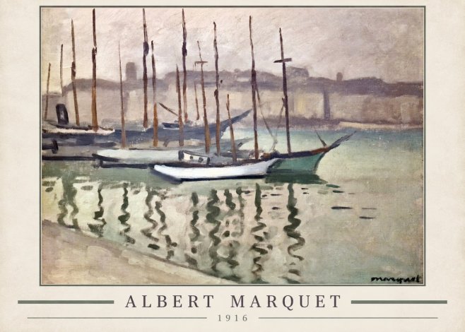 Albert Marquet Le Port Du Havre No3 - Poster