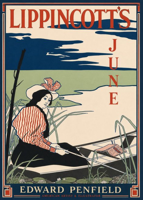 Edward Penfield Lippincott's June No4 - Poster