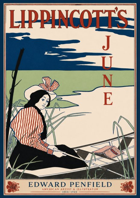 Edward Penfield Lippincott's June No6 - Poster
