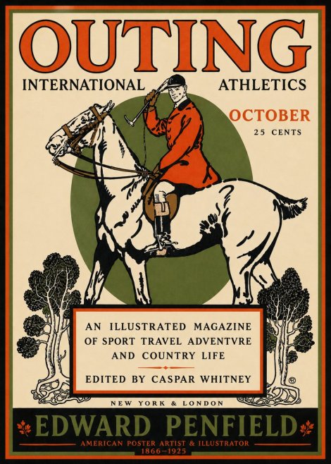 Edward Penfield Outing No4 - Poster