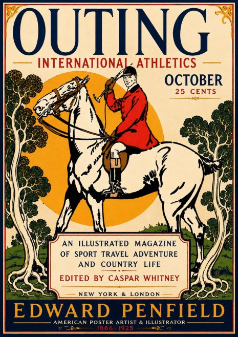 Edward Penfield Outing No5 - Poster