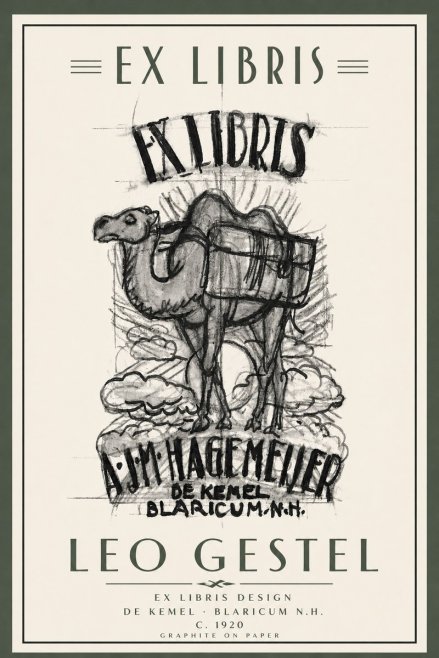 Leo Gestel Ex Libris Design No5 - Poster