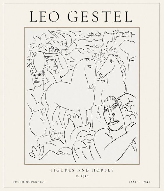 Leo Gestel The Equestrian Companions No2 - Poster