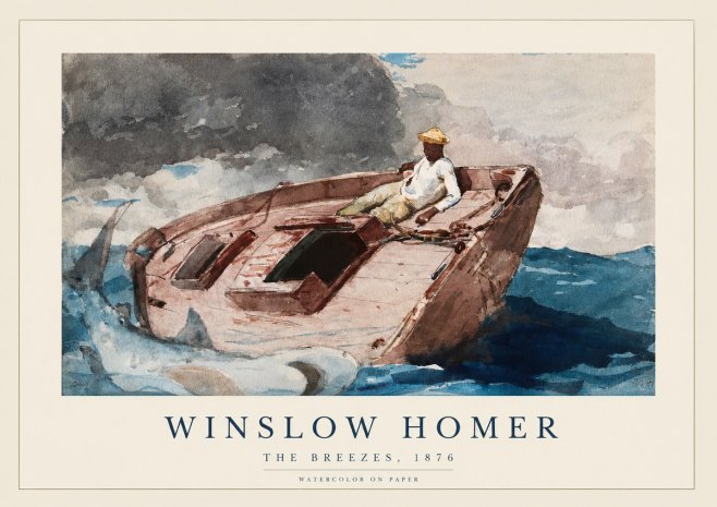 Winslow Homer The Breezes No1 - Poster