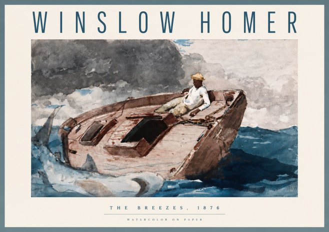 Winslow Homer The Breezes No4 - Poster