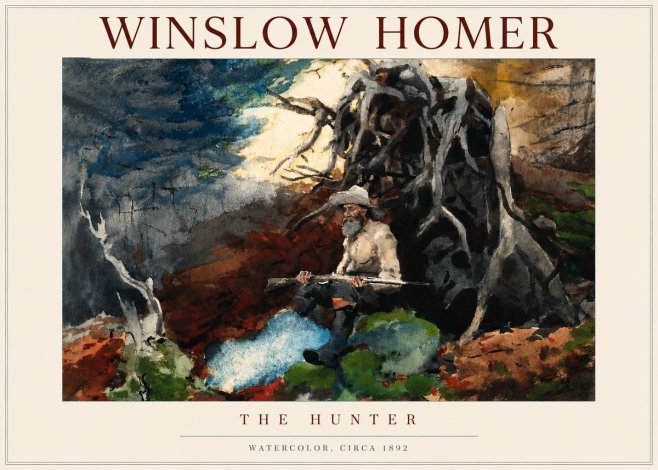 Winslow Homer The Hunter No3 - Poster
