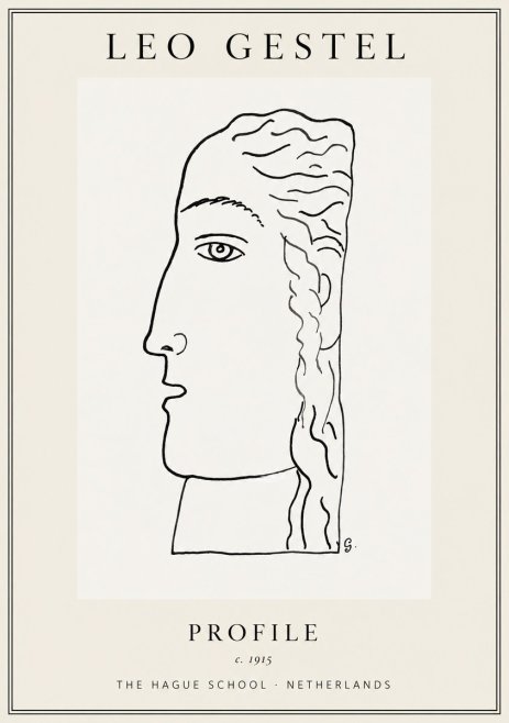 Leo Gestel Profile No1 - Poster