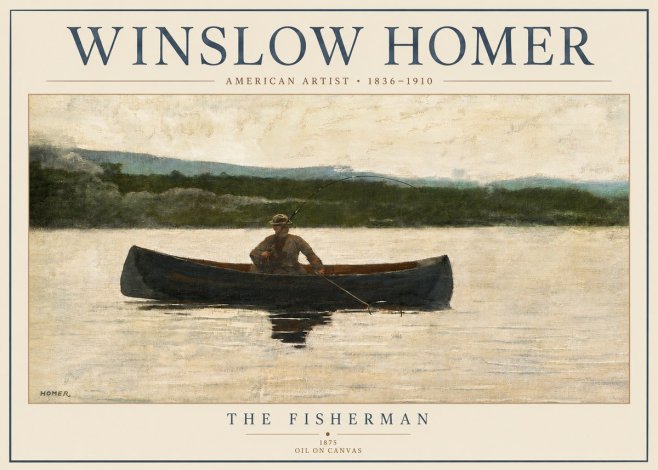 Winslow Homer The Fisherman No4 - Poster