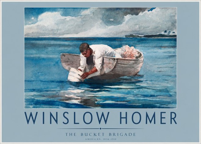 Winslow Homer The Bucket Brigade No2 - Poster