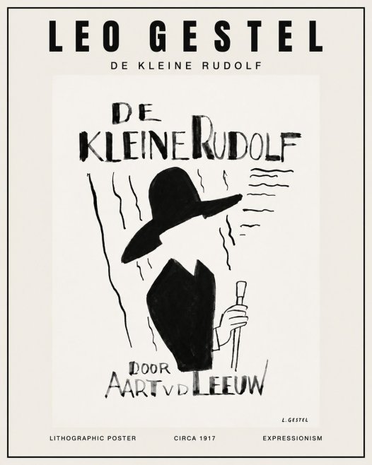 Leo Gestel De Kleine Rudolf No1 - Poster