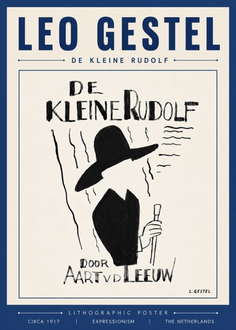 Leo Gestel De Kleine Rudolf No5 - Poster