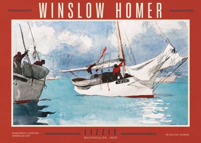 Winslow Homer Lizzie No5 - Poster