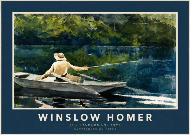 Winslow Homer The Fisherman, 1894 No2 - Poster