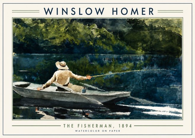Winslow Homer The Fisherman, 1894 No4 - Poster