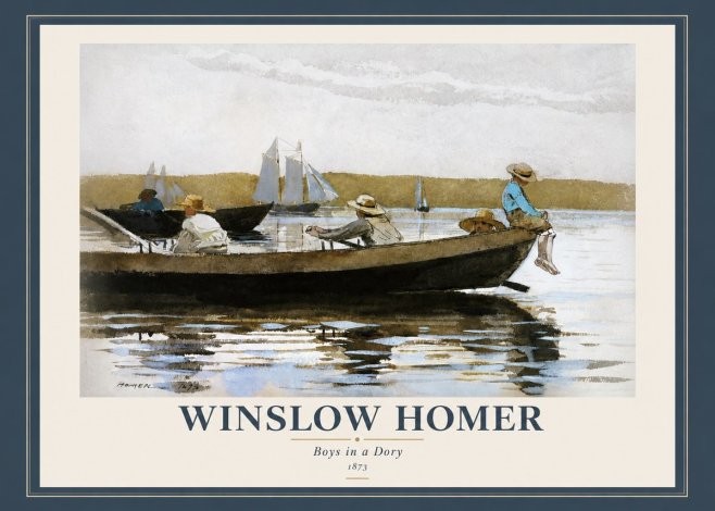 Winslow Homer Boys in a Dory II No2 - Poster