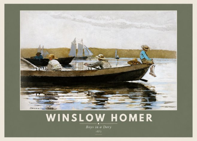 Winslow Homer Boys in a Dory II No3 - Poster