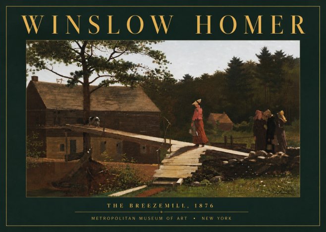 Winslow Homer The Breezemill No6 - Poster