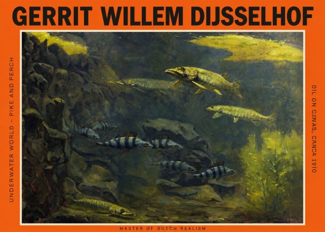 Gerrit Willem Dijsselhof Underwater Life No3 - Poster