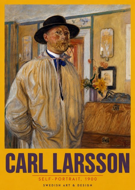Carl Larsson Self-portrait No5 - Poster