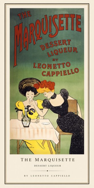Leonetto Cappiello The Marquisette Dessert Liqueur No1 - Poster