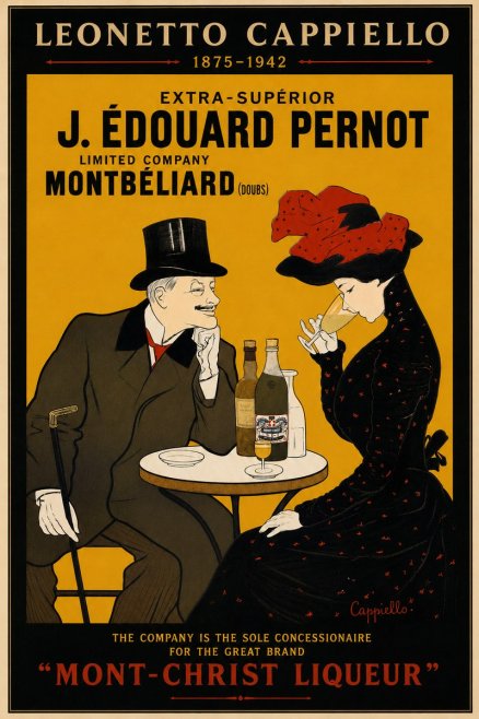 Leonetto Cappiello J. Édouard Pernot No6 - Poster