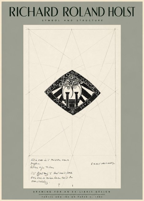 Richard Roland Holst Design for Ex Libris No2 - Poster
