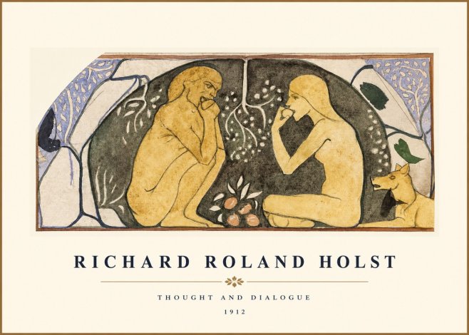 Richard Roland Holst Thought and Dialogue No1 - Poster