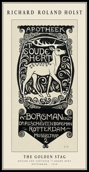 Richard Roland Holst The Golden Stag No1 - Poster