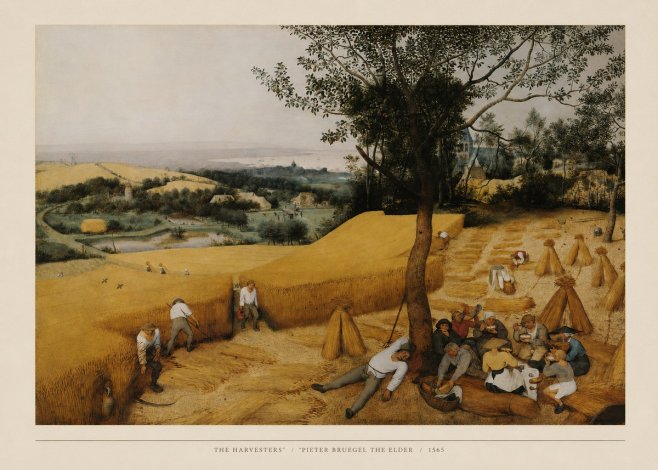 Pieter Bruegel The Harvesters II No5 - Poster