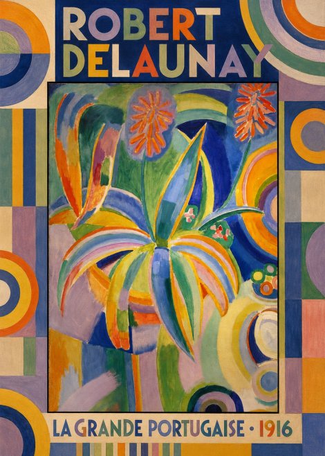 Robert Delaunay La Grande Portugaise I No6 - Poster