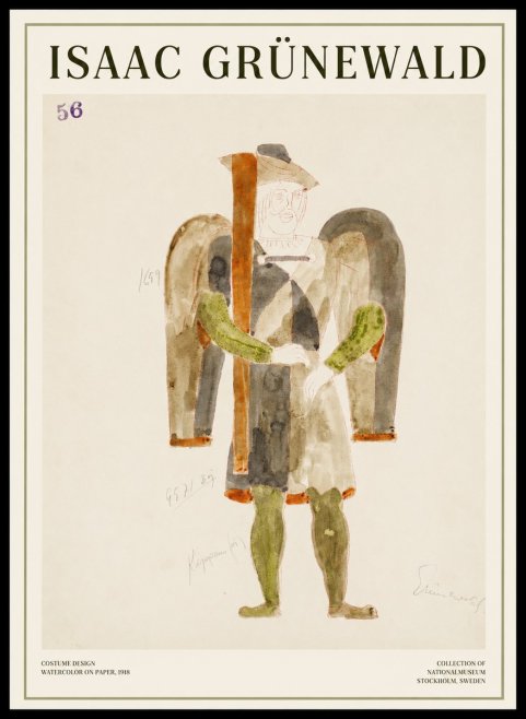 Isaac Grünewald Costume Design IV No1 - Poster