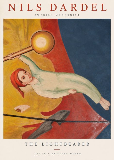 Nils Dardel The Lightbearer No1 - Poster