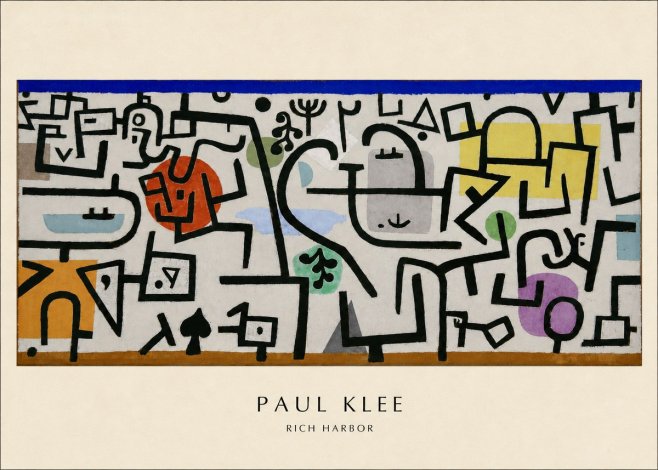 Paul Klee Rich Harbor No5 - Poster