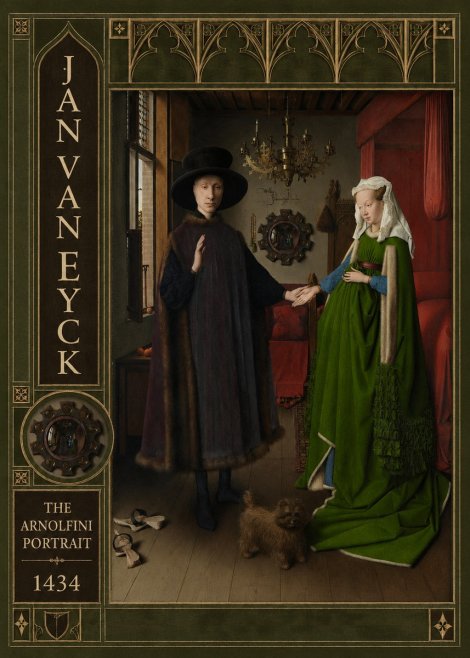 Jan van Eyck The Arnolfini Portrait III No3 - Poster