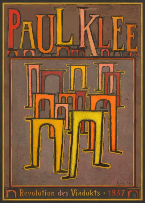Paul Klee Revolution Des Viadukts No5 - Poster
