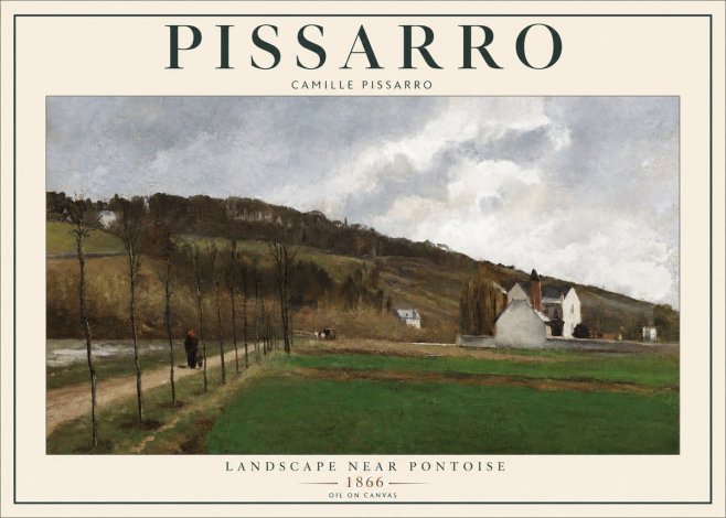 Pissarro The Road from Louveciennes II No2 - Poster