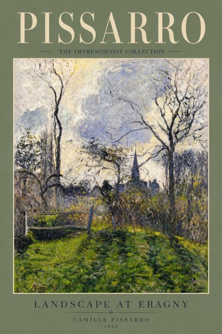 Pissarro Landscape at Eragny No4 - Poster