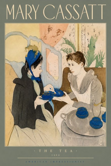 Mary Cassatt The Tea No4 - Poster