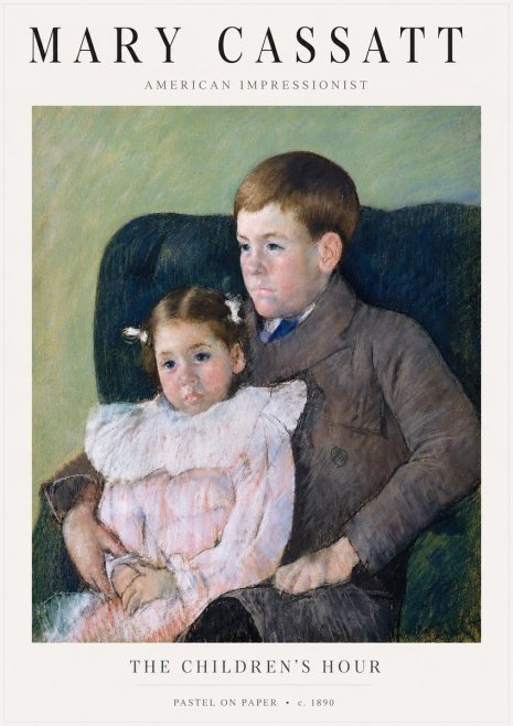 Mary Cassatt The Children's Hour No5 - Poster