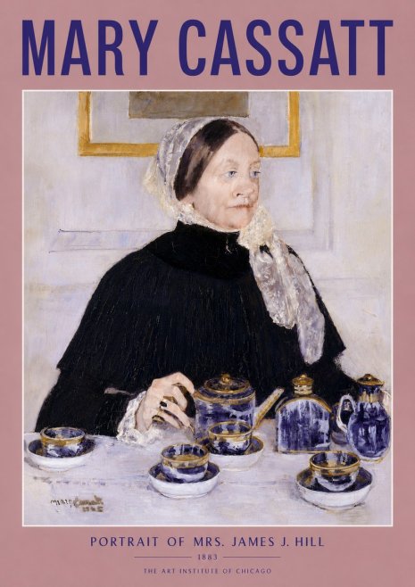 Mary Cassatt Portrait of Mrs. James J. Hill No4 - Poster
