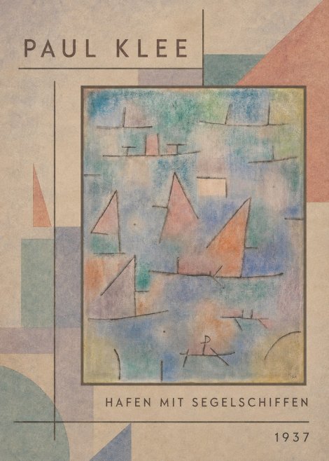 Paul Klee Hafen Mit Segelschiffen No2 - Poster