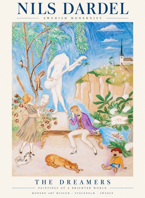 Nils Dardel The Song No2 - Poster