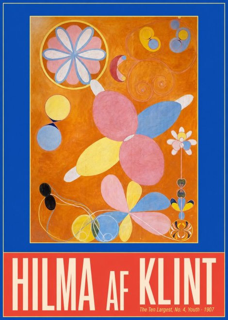 Hilma af Klint The Ten Largest, No. 4, Youth No2 - Poster