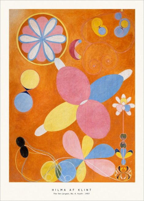 Hilma af Klint The Ten Largest, No. 4, Youth No6 - Poster