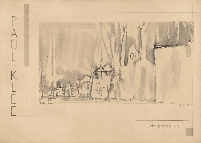 Paul Klee Ludwigstrasse No3 - Poster