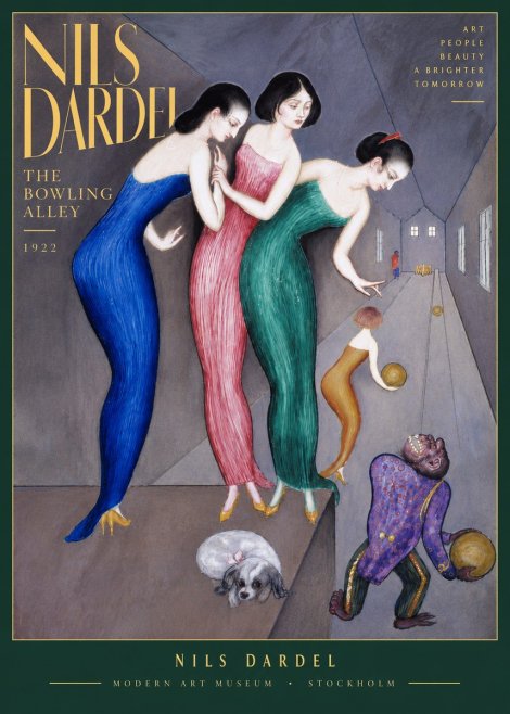 Nils Dardel Three Graces No6 - Poster