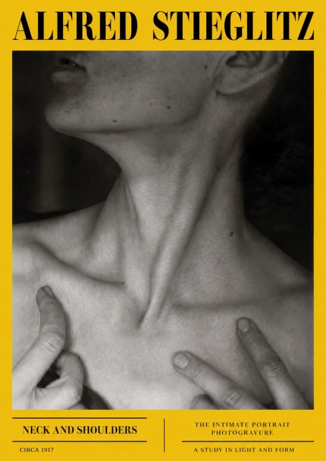 Alfred Stieglitz Neck and Shoulders No6 - Poster