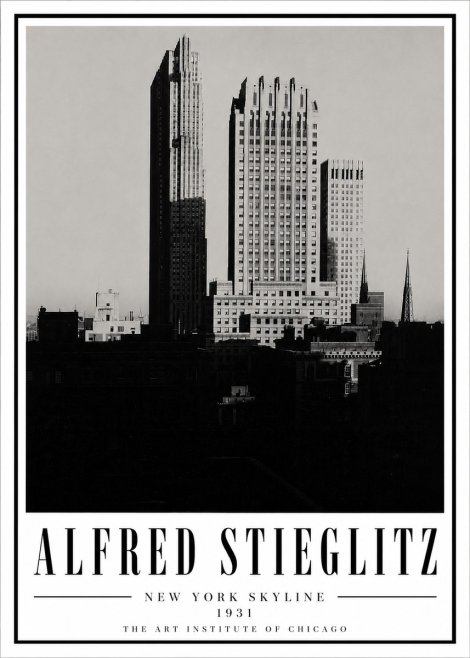 Alfred Stieglitz New York Skyline No5 - Poster