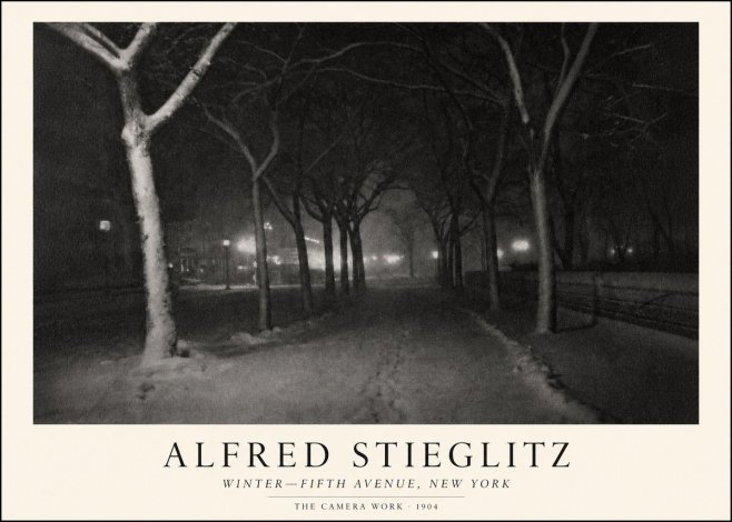 Alfred Stieglitz Winter—fifth Avenue, New York No1 - Poster